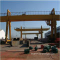 Double girder rail mounted gantry crane with European standard